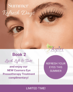 Summer Lash lift and tint