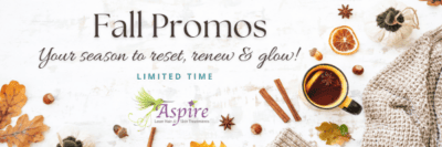 Aspire Newsletter Banners Fall Promos